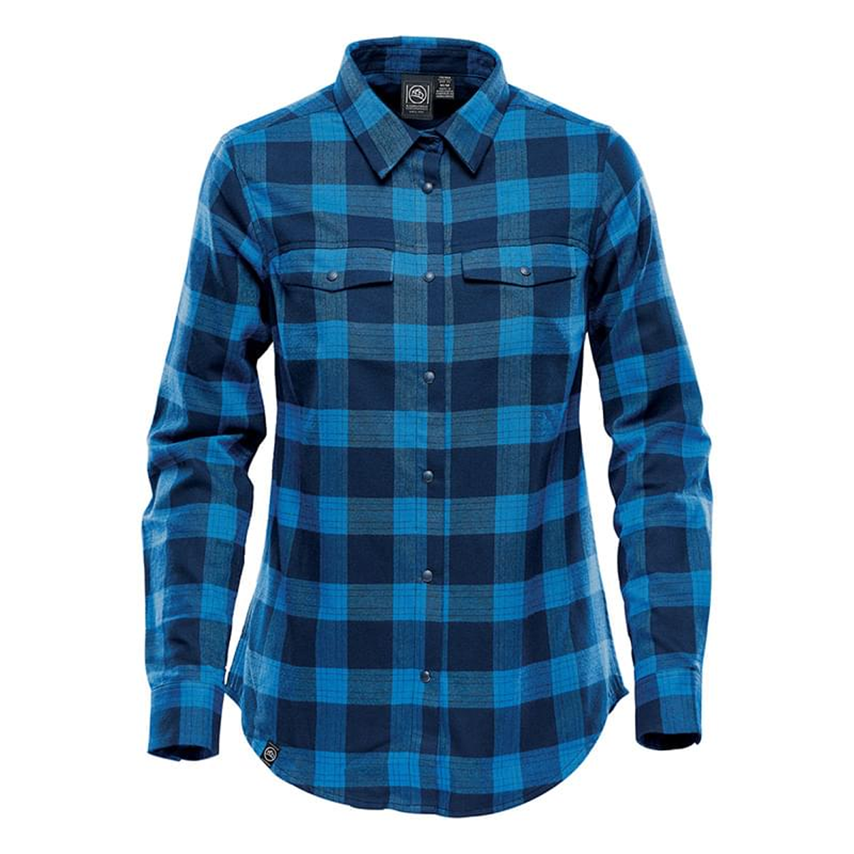 STORMTECH LADIES LOGAN SNAP FRONT PLAID SHIRT