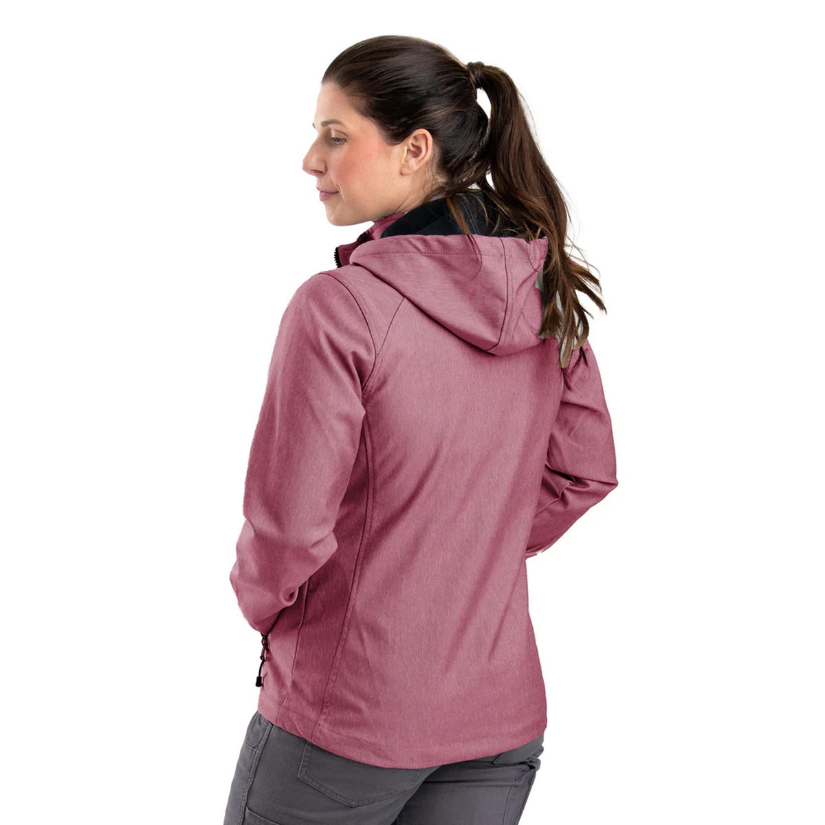 BERNE LADIES HOODED SOFTSHELL JACKET