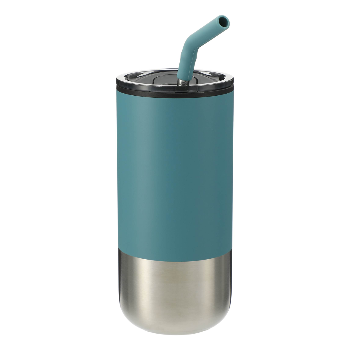 LAGOM INSULATED STAINLESS STEEL TUMBLER WITH STRAW 16oz