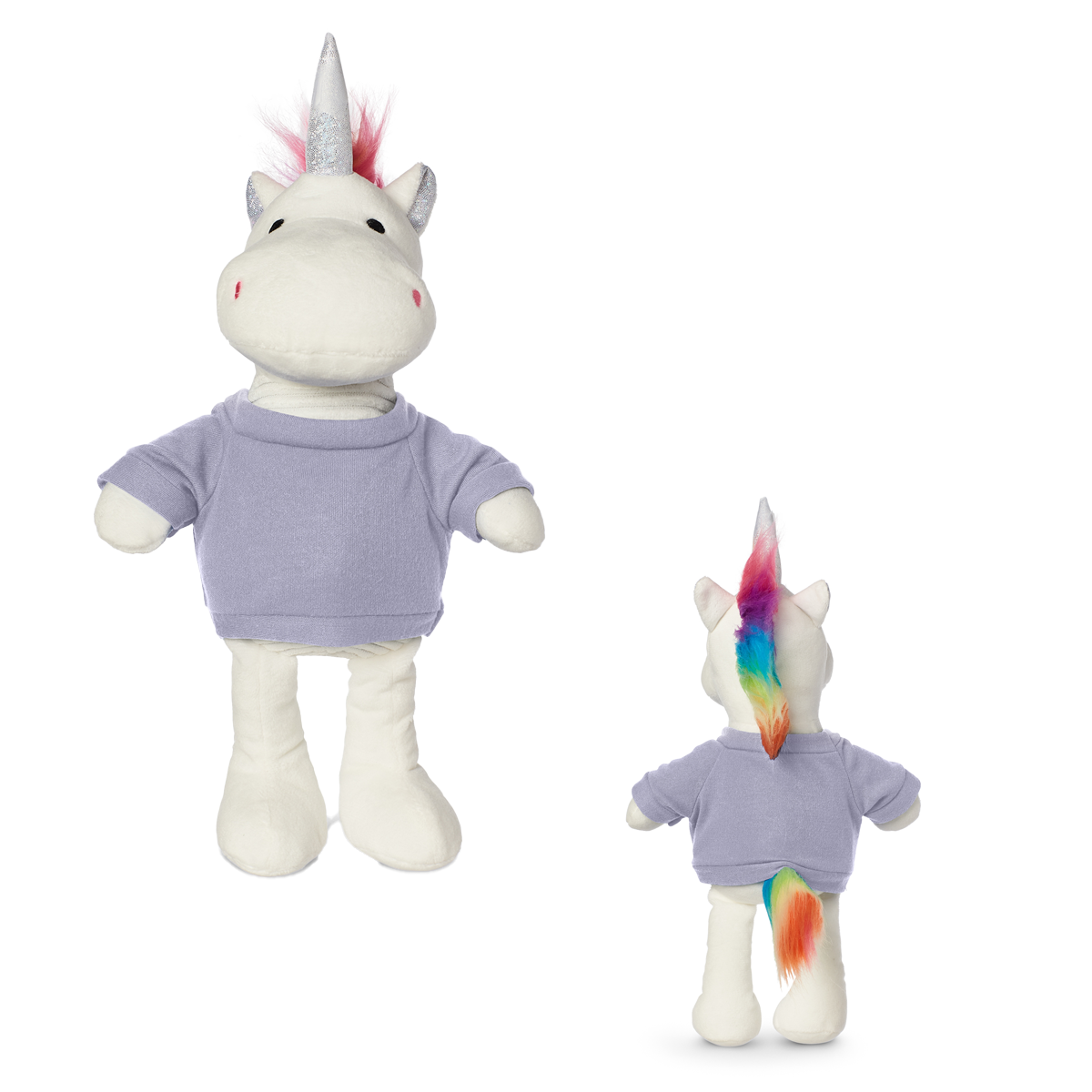 8.5" PLUSH UNICORN WITH T-SHIRT