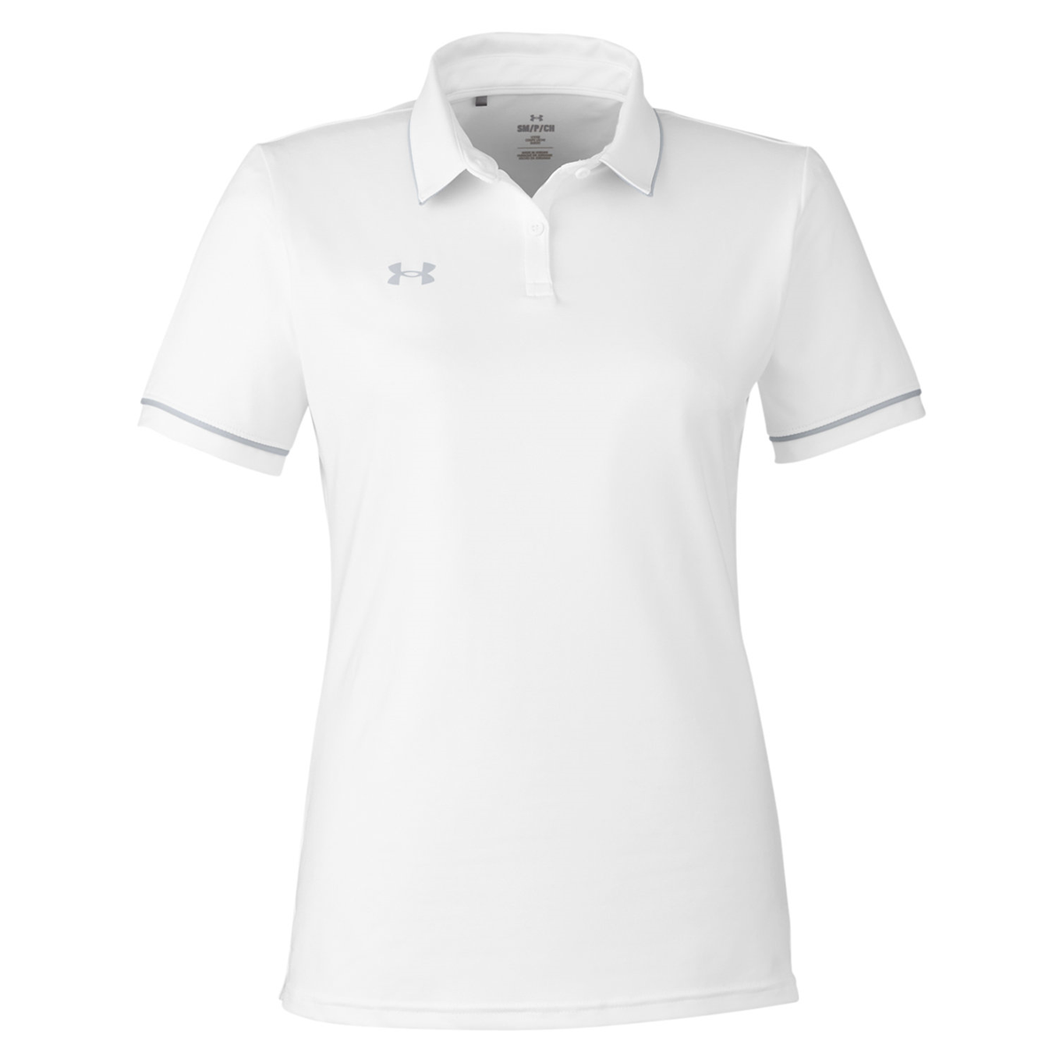 UNDER ARMOUR LADIES TIPPED TEAMS PERFORMANCE POLO