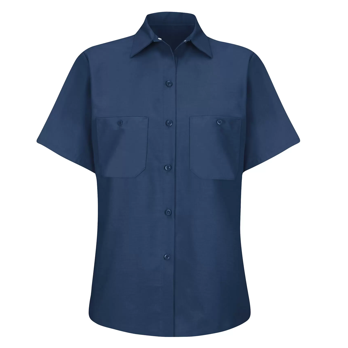 RED KAP LADIES INDUSTRIAL SHORT SLEEVE WORKSHIRT