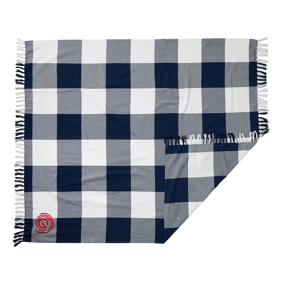 FIELD & CO. 100% ORGANIC COTTON CHECK THROW BLANKET