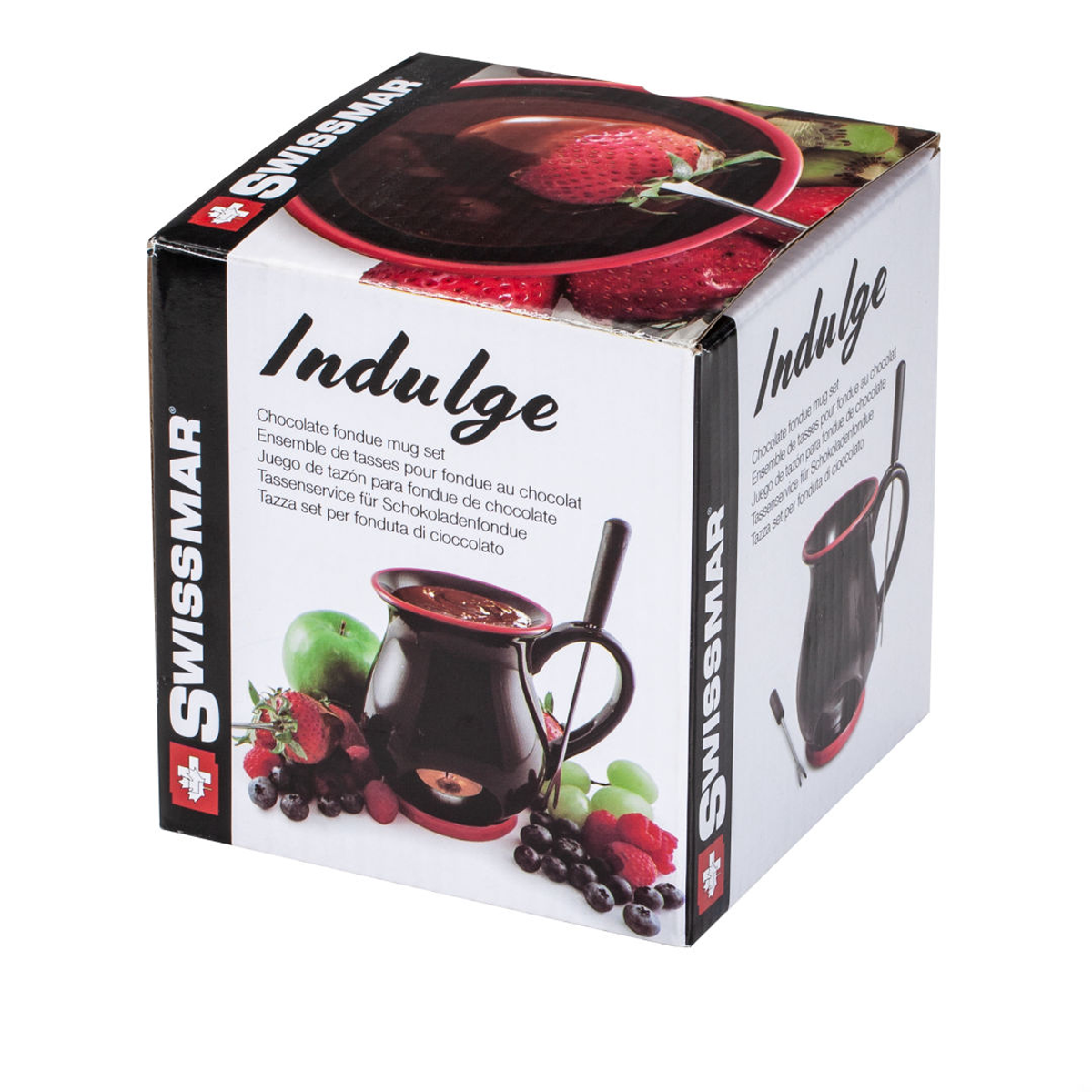 SWISSMAR INDULGE 4PC FONDUE SET