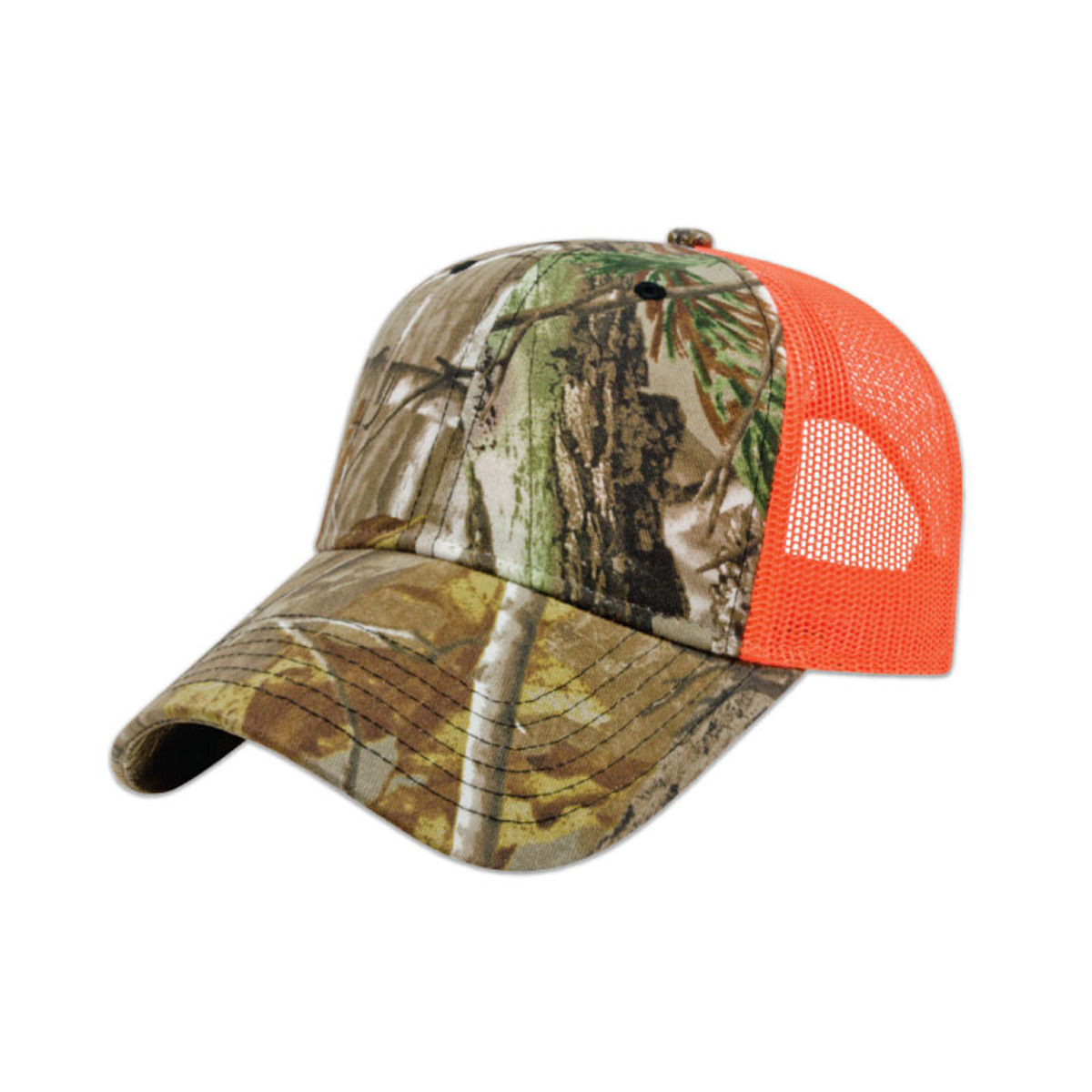 CAP AMERICA SOLID COLOUR MESH BACK CAMO CAP