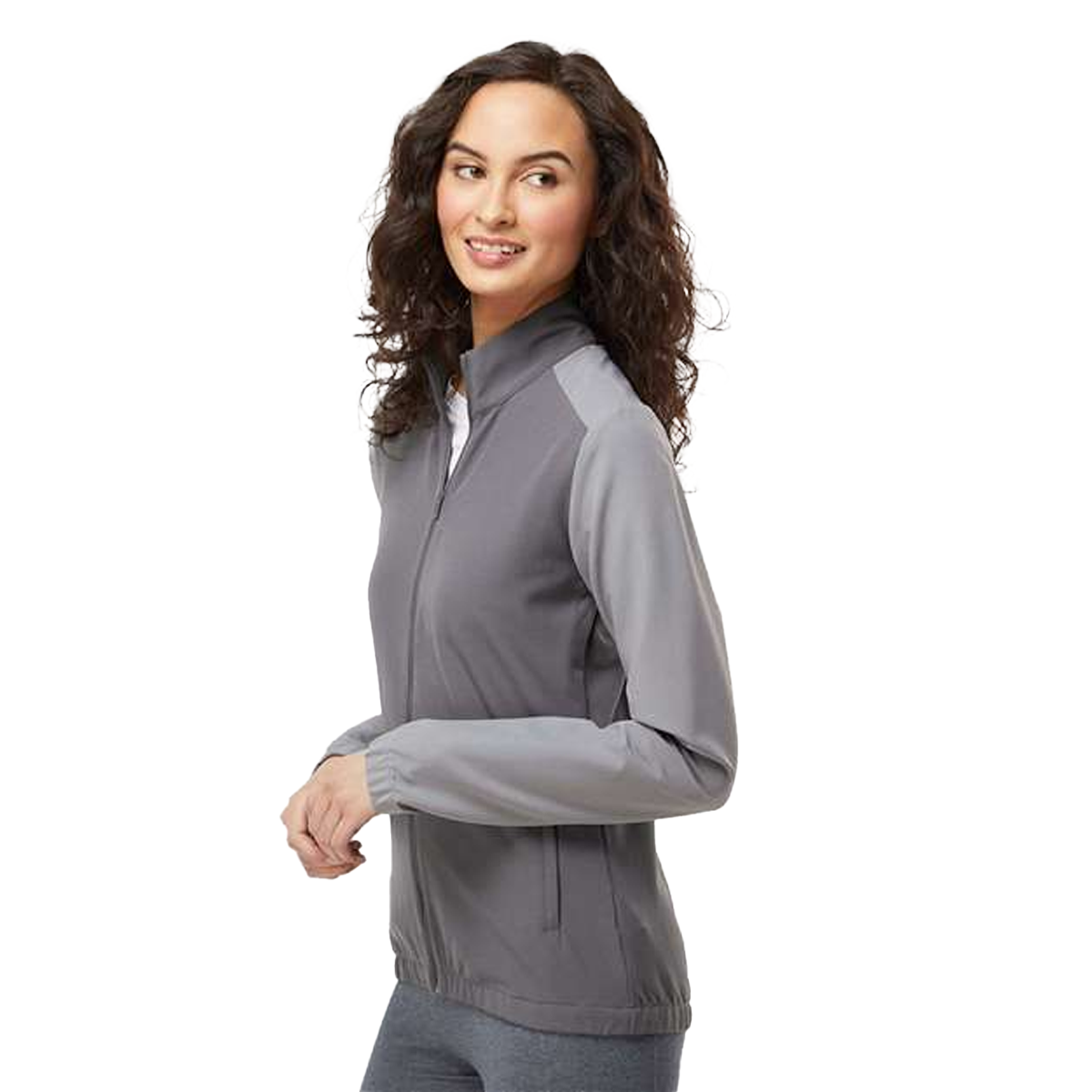 ADIDAS LADIES 3-STRIPES FULL-ZIP JACKET