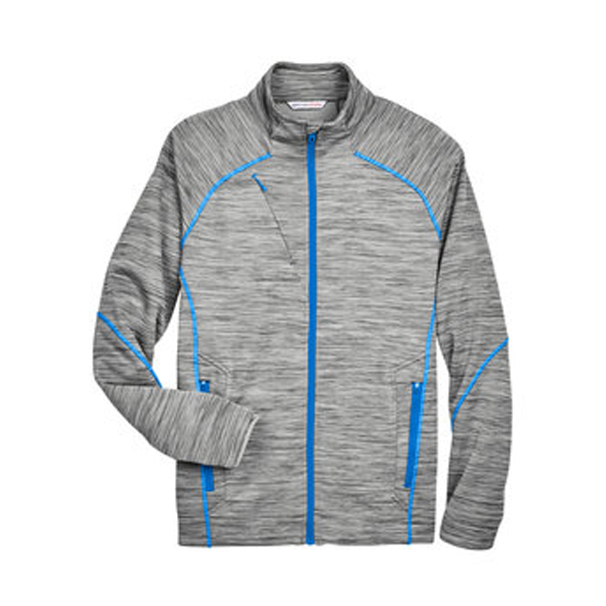 NORTH END MEN'S FLUX MELANGE BONDED FLEECE JACKET