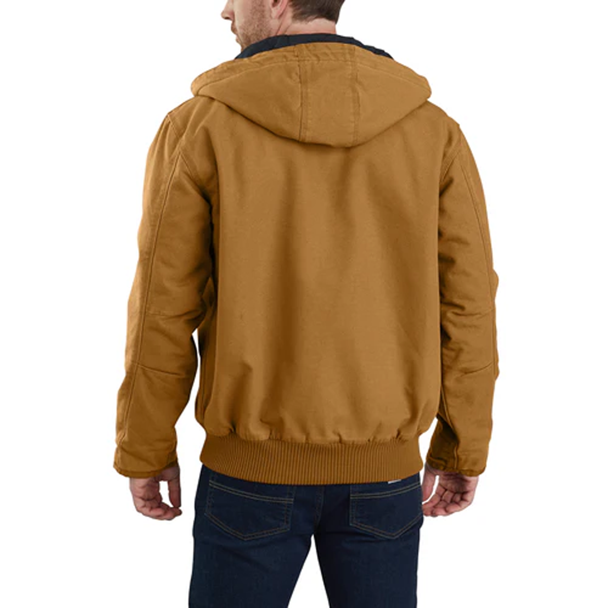 CARHARTT LOOSE FIT WASHED DUCK QUILT LINED ACTIVE JACKET