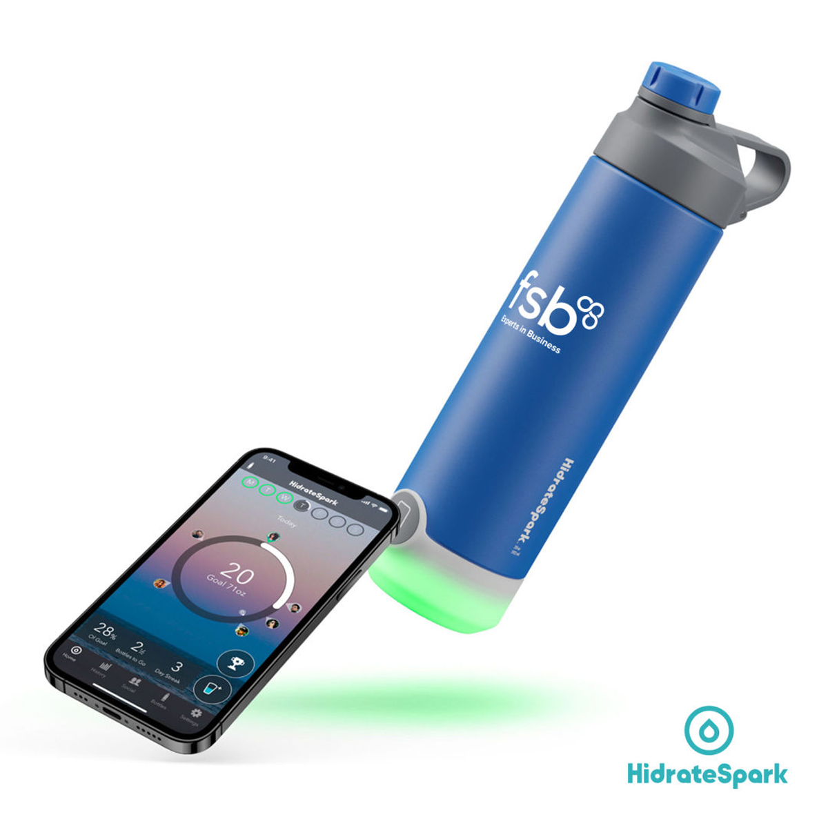 HIDRATESPARK TAP CHUG STEEL WATER BOTTLE 20oz