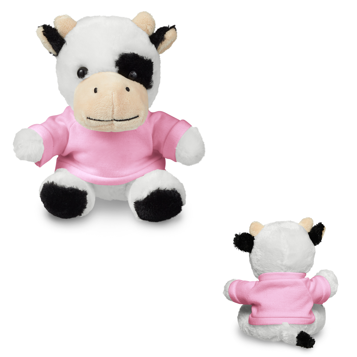 7" PLUSH COW WITH T-SHIRT