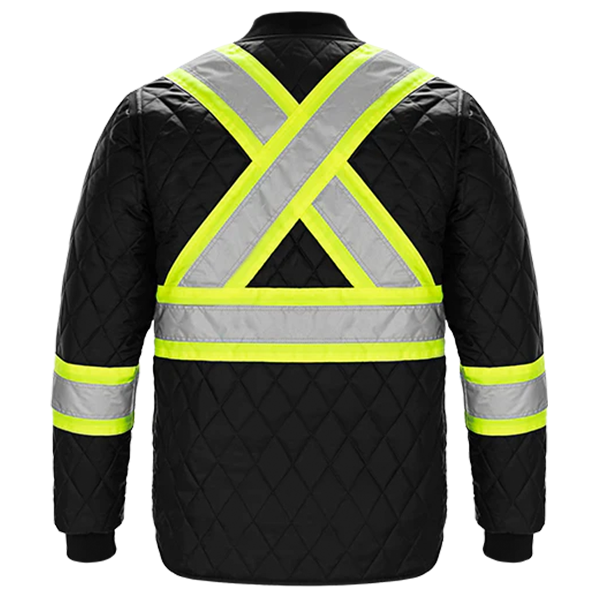 CANADA SPORTSWEAR ADULT PATCH HI-VIS QUILTED JACKET