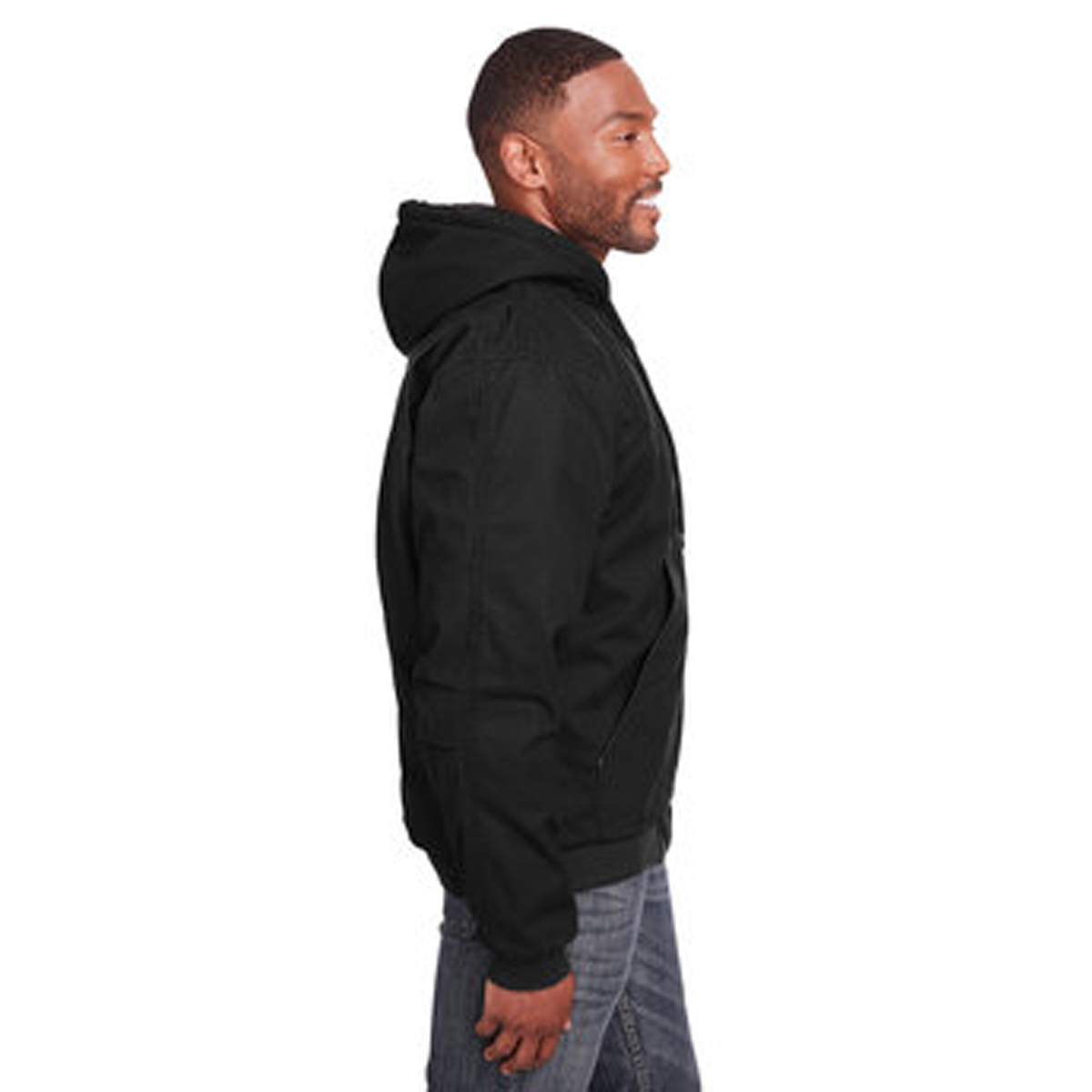 BERNE MEN'S HIGHLAND WASHED COTTON DUCK HOODED JACKET