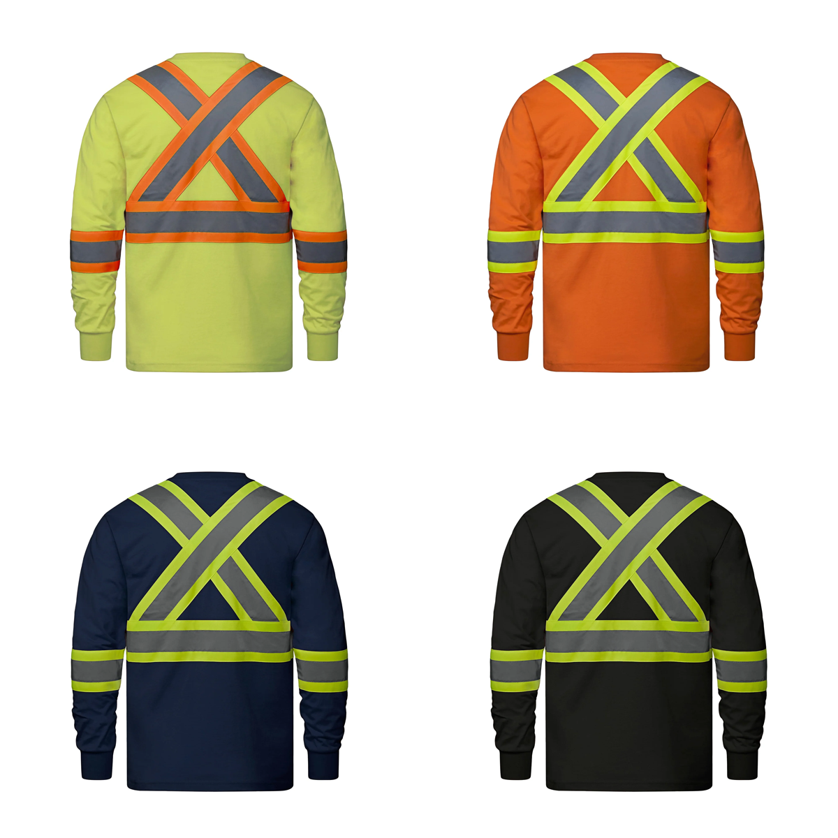 CANADA SPORTSWEAR PARAMOUNT COTTON LONG-SLEEVE HI-VIS SHIRT