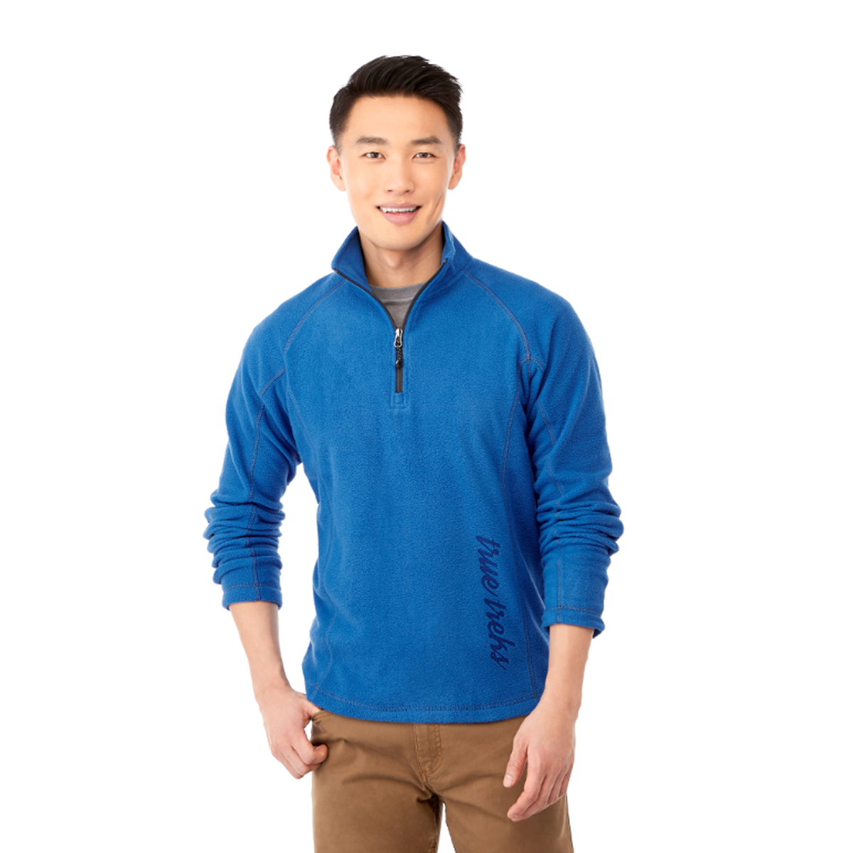 ELEVATE MEN'S BOWLEN POLY FLEECE QUARTER-ZIP