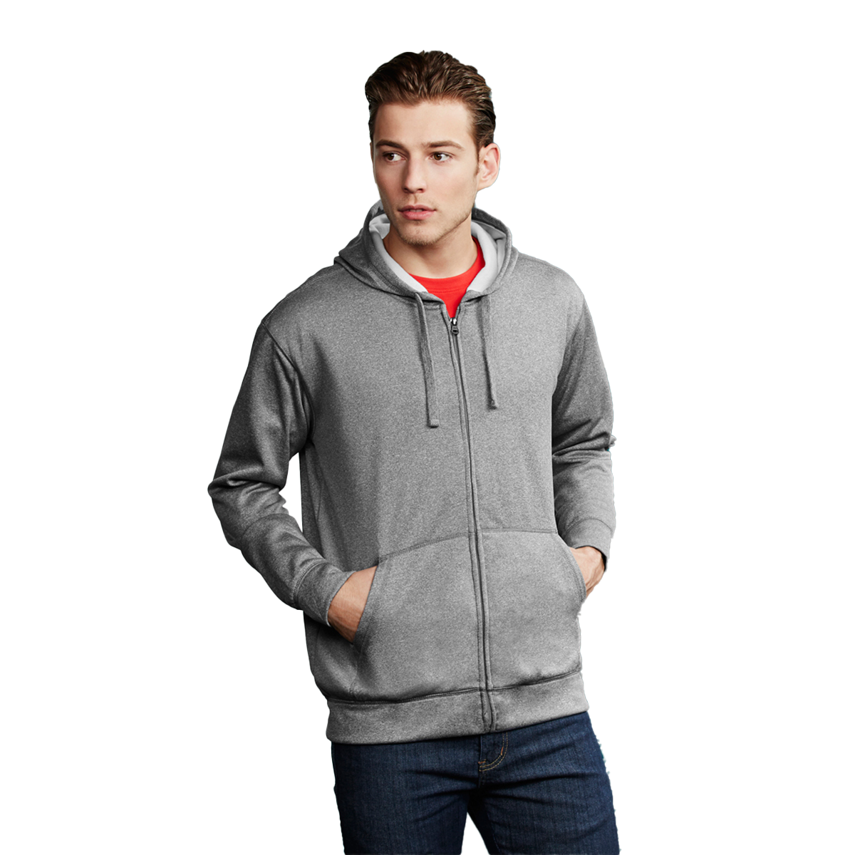 BIZ COLLECTION MEN'S HYPE FULL-ZIP HOODIE