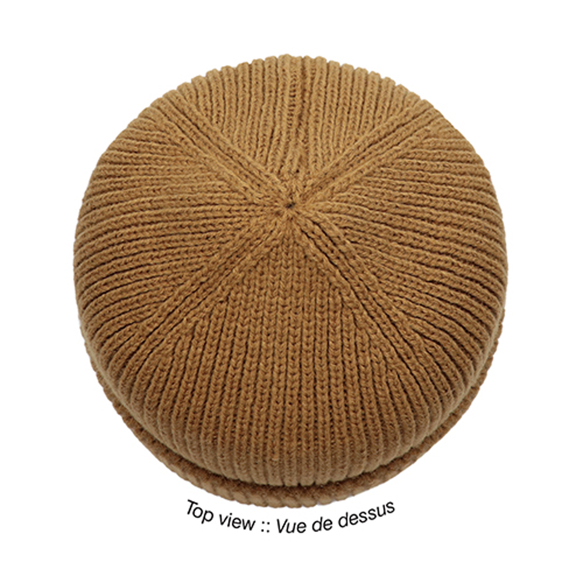 AJM RIB KNIT FLAT SEAM TOQUE