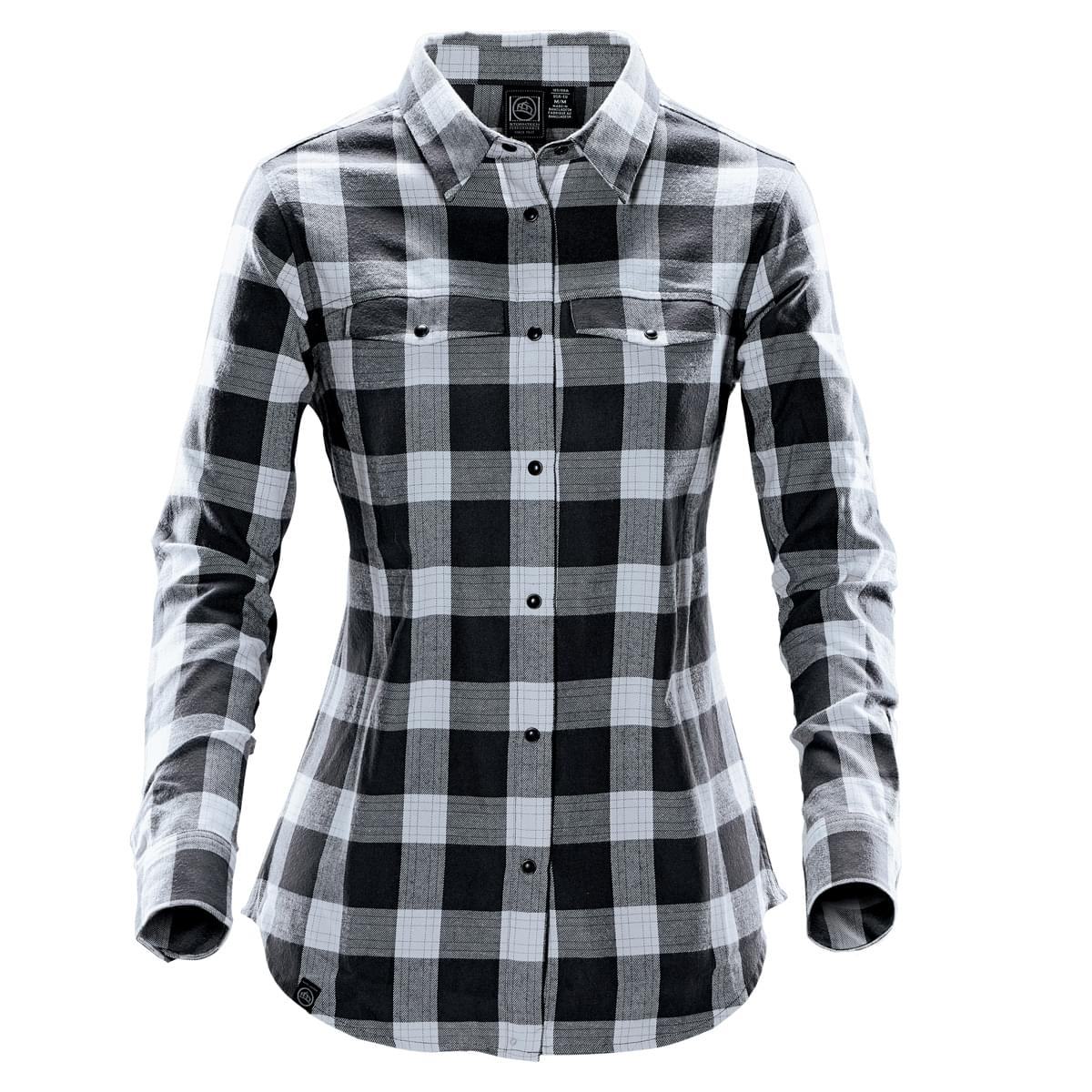 STORMTECH LADIES LOGAN SNAP FRONT PLAID SHIRT