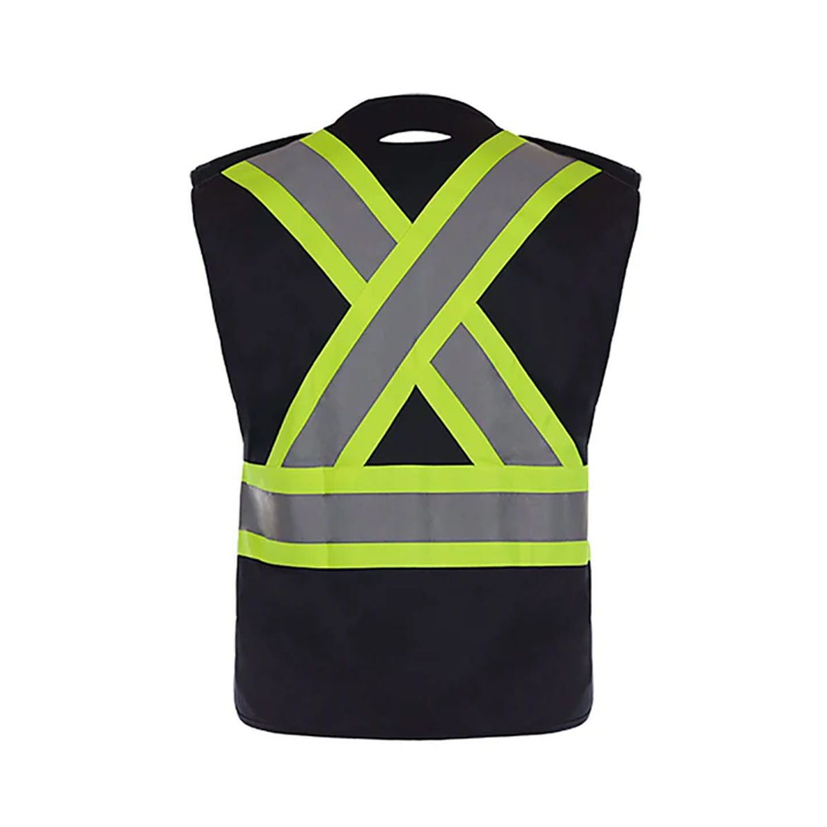 CANADA SPORTSWEAR ADULT PROTECTOR TRICOT HI-VIS 5-POINT TEAR AWAY VEST