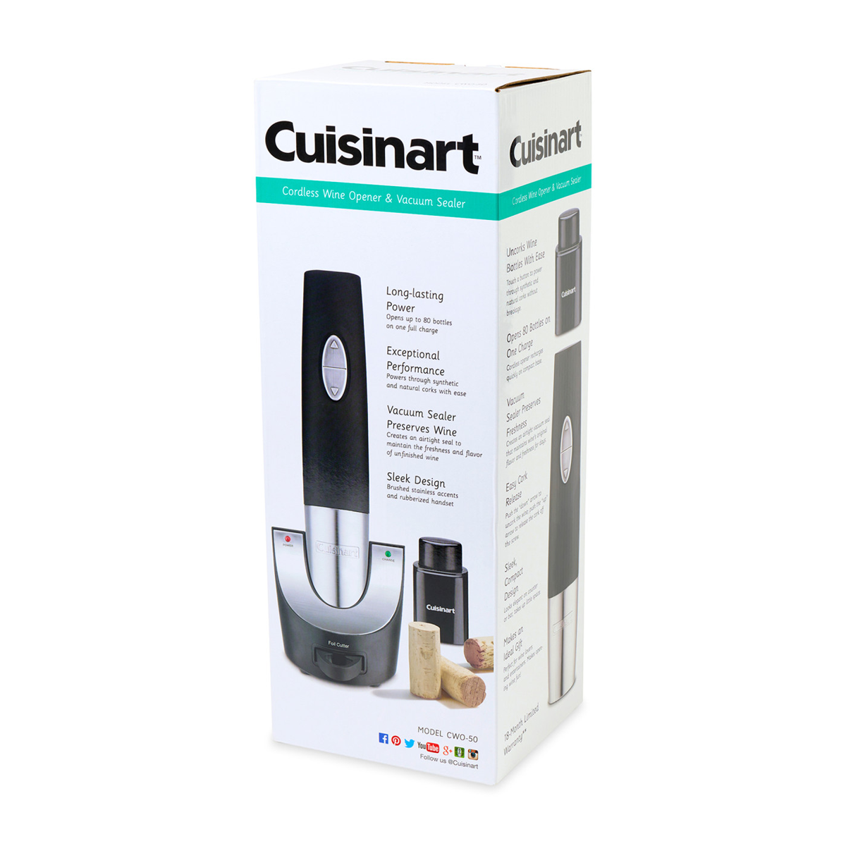 CUISINART CORDLESS WINE OPENER