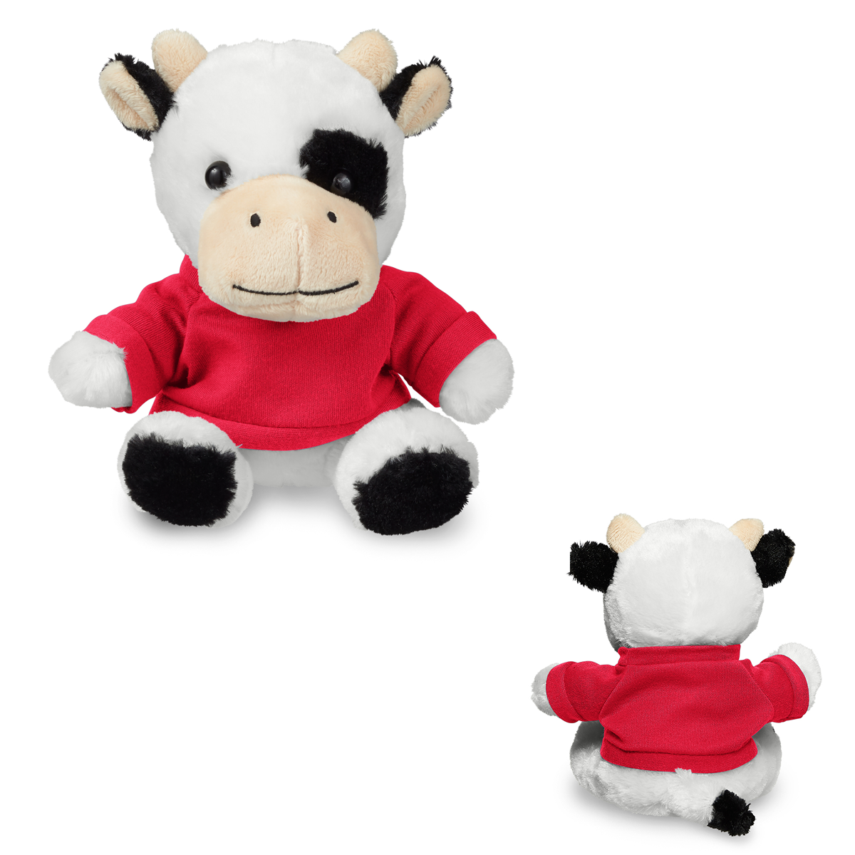 7" PLUSH COW WITH T-SHIRT