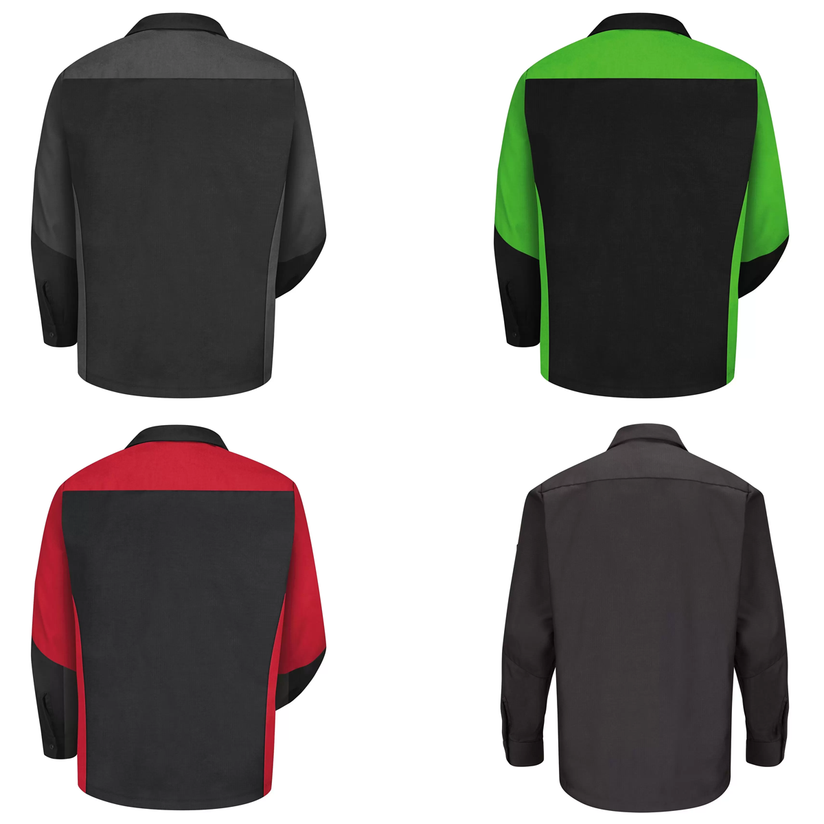 RED KAP ADULT LONG SLEEVE WOVEN CREW SHIRT