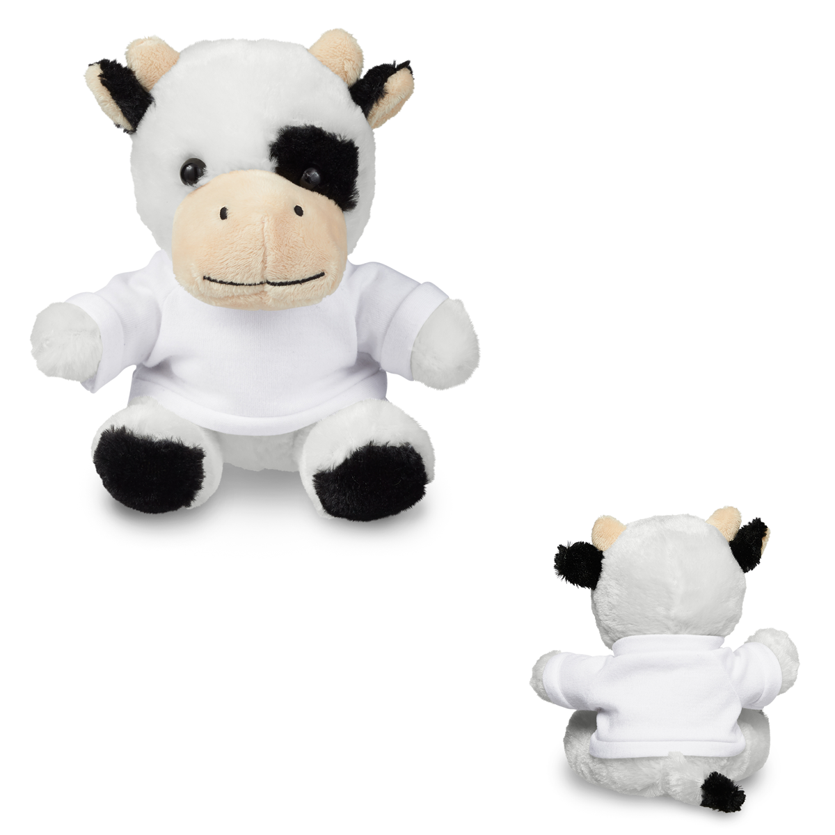 7" PLUSH COW WITH T-SHIRT