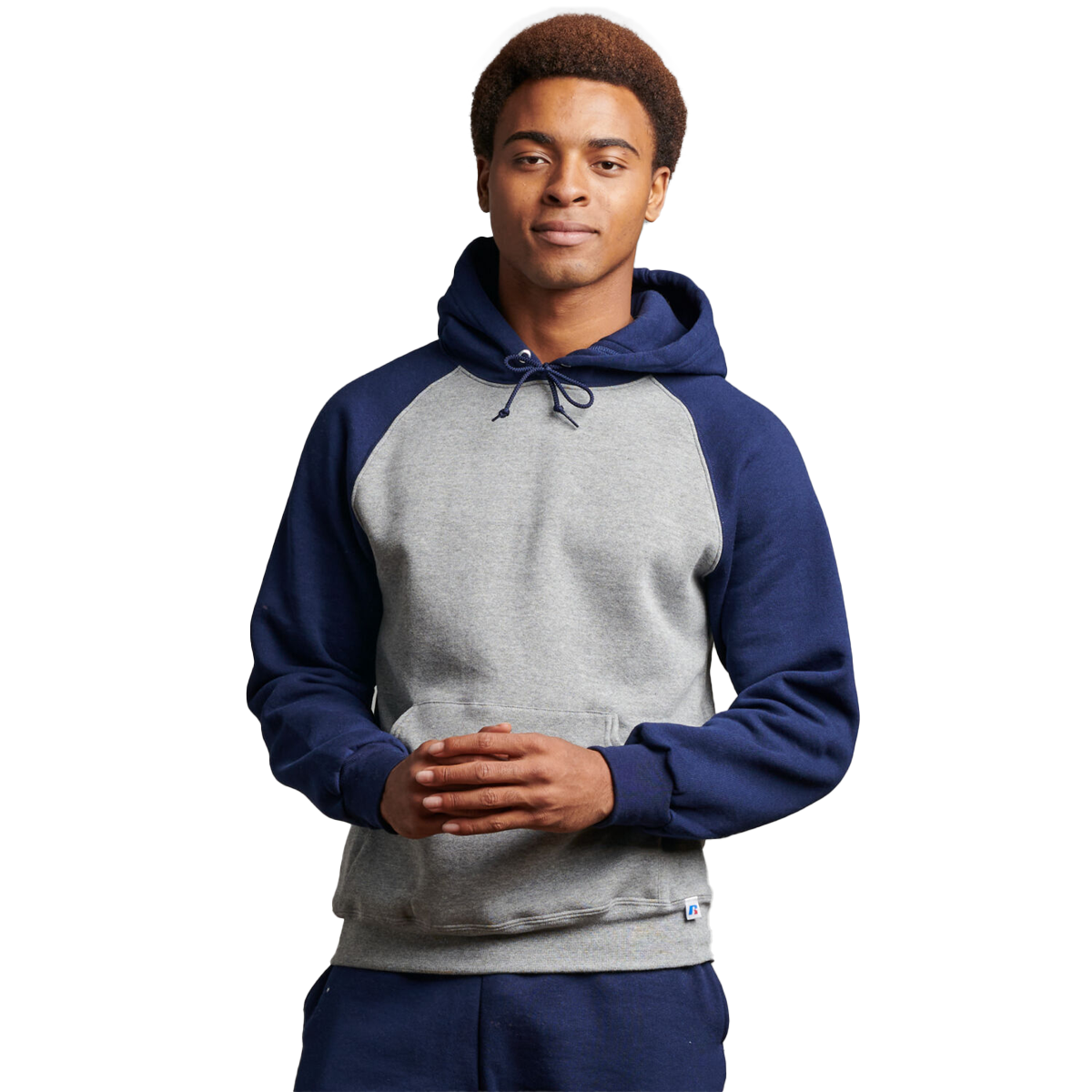 RUSSELL ADULT DRI-POWER FLEECE COLORBLOCK HOODIE