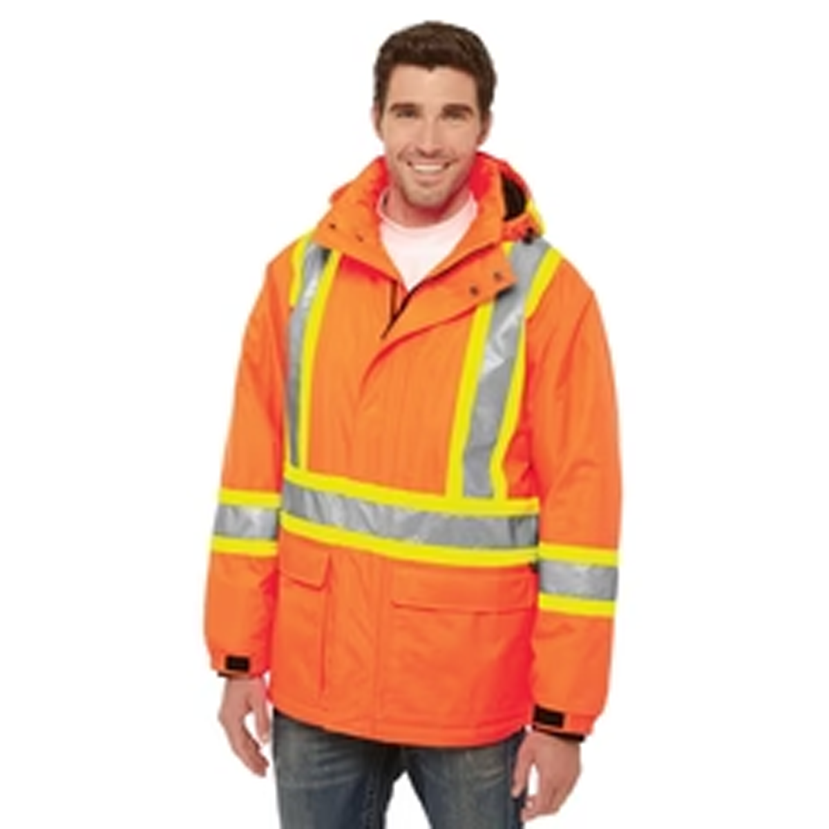 CANADA SPORTSWEAR ARMOUR MEN'S HI-VIS INSULATED PARKA