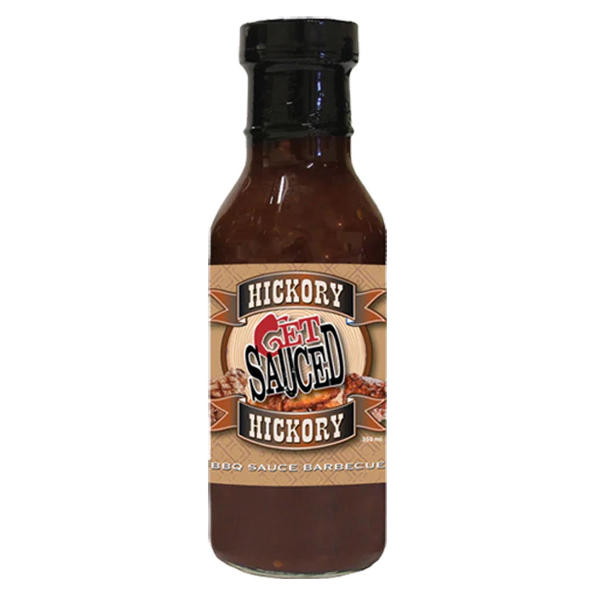 GET SAUCED HICKORY BBQ SAUCE 12oz