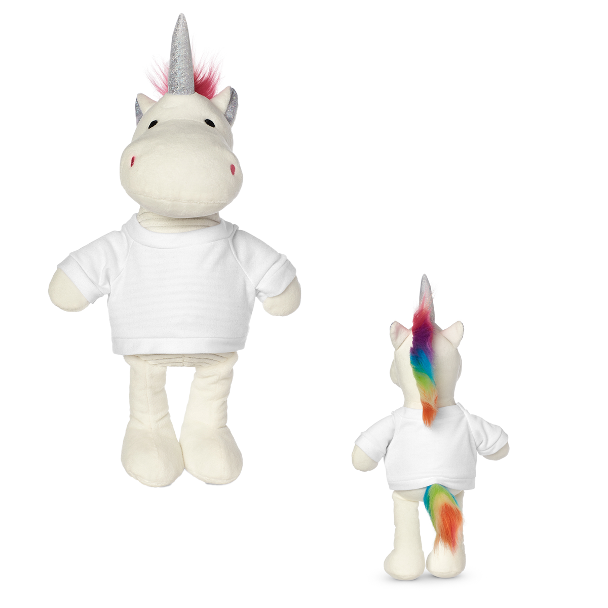 8.5" PLUSH UNICORN WITH T-SHIRT