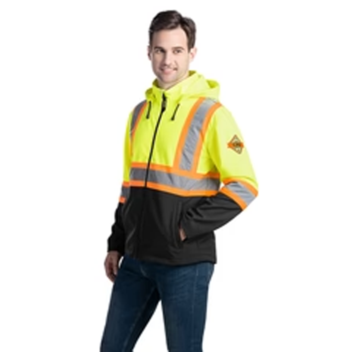 CANADA SPORTSWEAR ADULTSHEILD HI-VIS SOFTSHELL JACKET