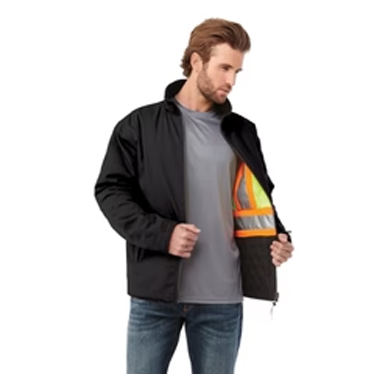 CANADA SPORTSWEAR ADULT ZIRCON REVERSIBLE HI-VIS INSULATED JACKET