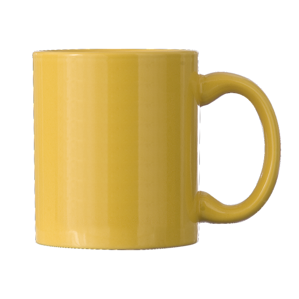 Buy Ceramic Coffee Mug 14 Oz in Mustard Colour Online at Best