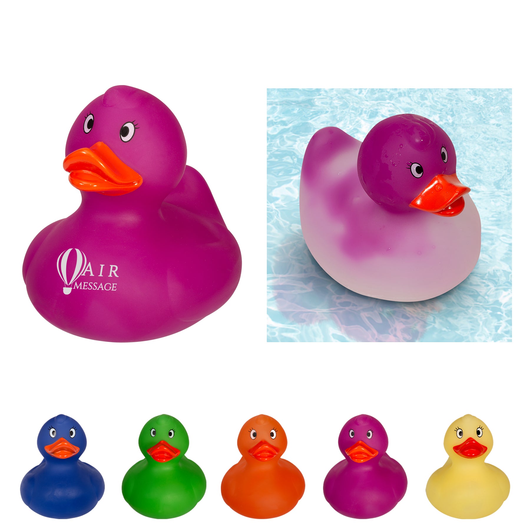 COLOR CHANGING RUBBER DUCK