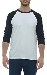 M&O KNITS ADULT BASEBALL SHIRT